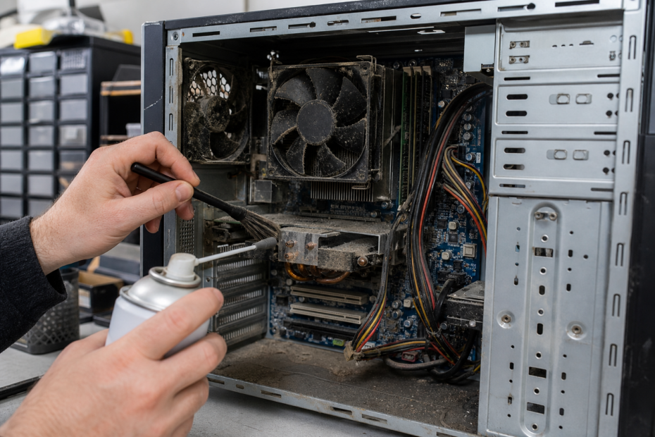 Σκόνη και υγρασία στο εσωτερικό desktop PC – καθαρισμός και πρόληψη